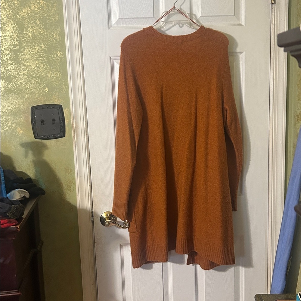 Talbots Burnt Orange Knit Sweater